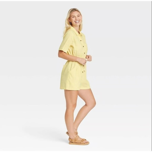 Yellow Romper Brand New without tags - Picture 2 of 8
